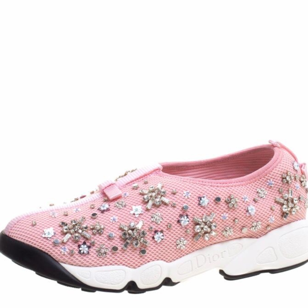 Barely use pink Dior shoe size 37 , 100% original